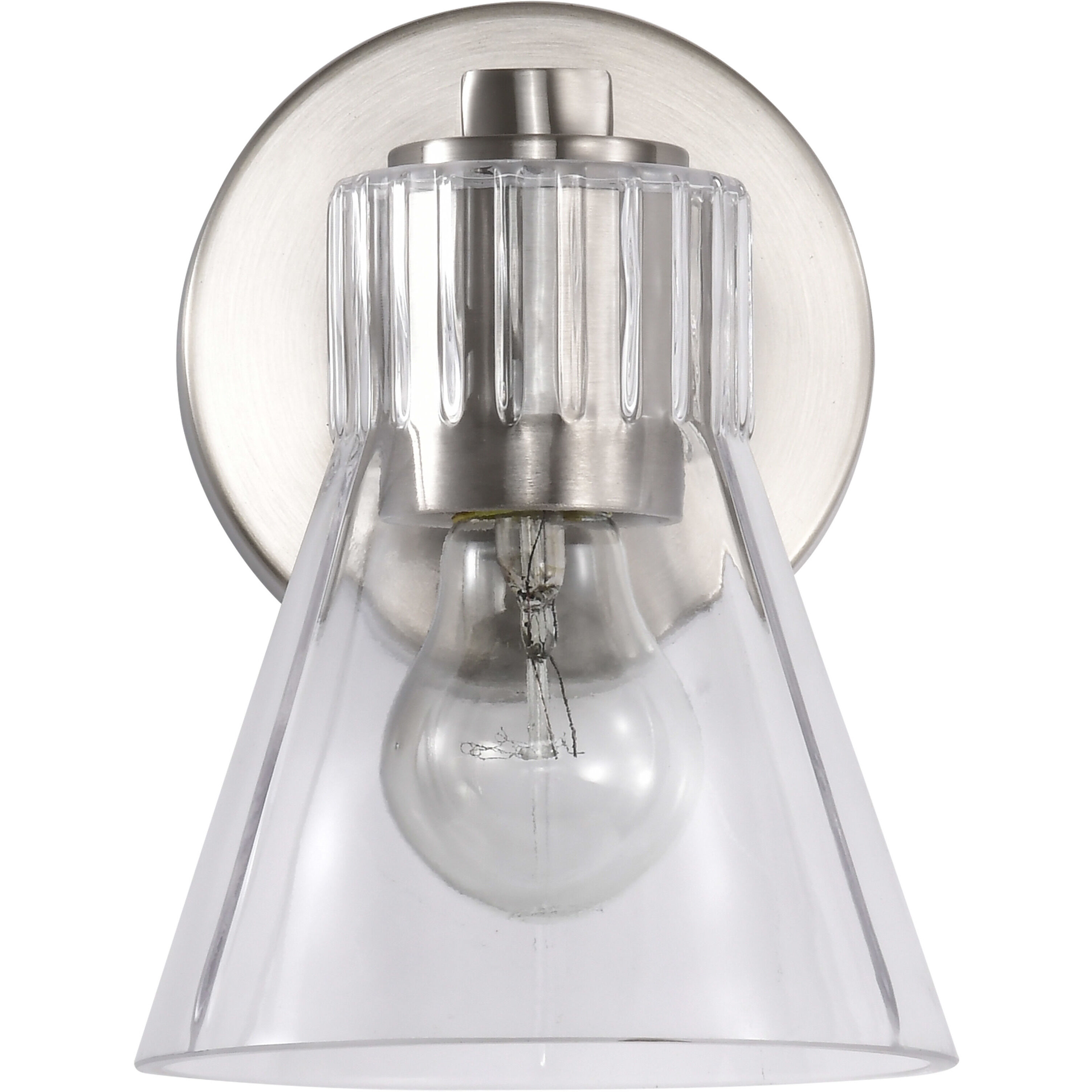 Gianna 5.5 inch Brushed Nickel Vanity Wall Light