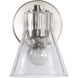 Gianna 5.5 inch Brushed Nickel Vanity Wall Light