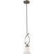 Brighton 1 Light 6 inch Brushed Nickel Mini Pendant Ceiling Light