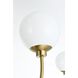 Nyomi 4 Light 42 inch Satin Gold Chandelier Ceiling Light