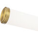 Idris LED 18.5 inch Modern Gold Bathroom Vanity Wall Light
