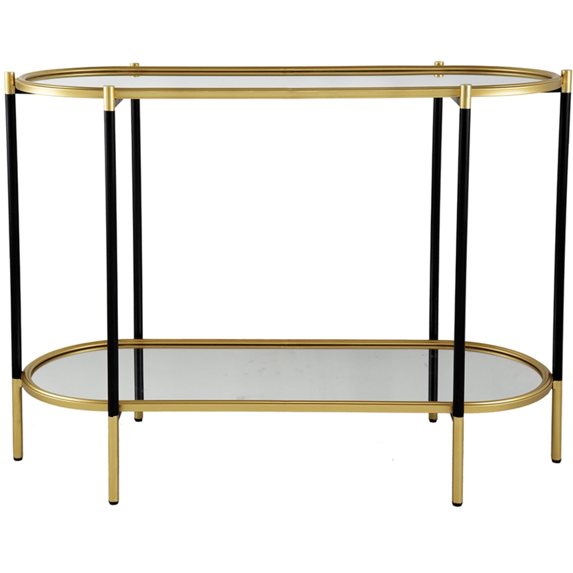 Bertram 41.3 X 16.5 inch Black/Gold Console