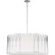 Regal Terrace LED 32 inch Polished Nickel Pendant Ceiling Light