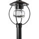 Mason 1 Light 17 inch Coastal Black Outdoor Post Light