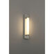 Eliza 4.5 inch Brushed Steel Wall Sconce Wall Light
