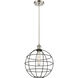 Lake Placid 1 Light 12 inch Satin Nickel Pendant Ceiling Light