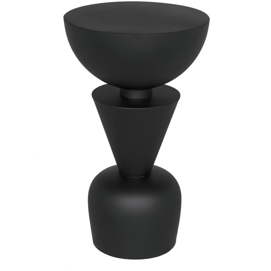 Nagozi 24 X 14 inch Matte Black Side Table