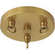Marbelle 3 Light 80.25 inch Legacy Brass Pendant Ceiling Light
