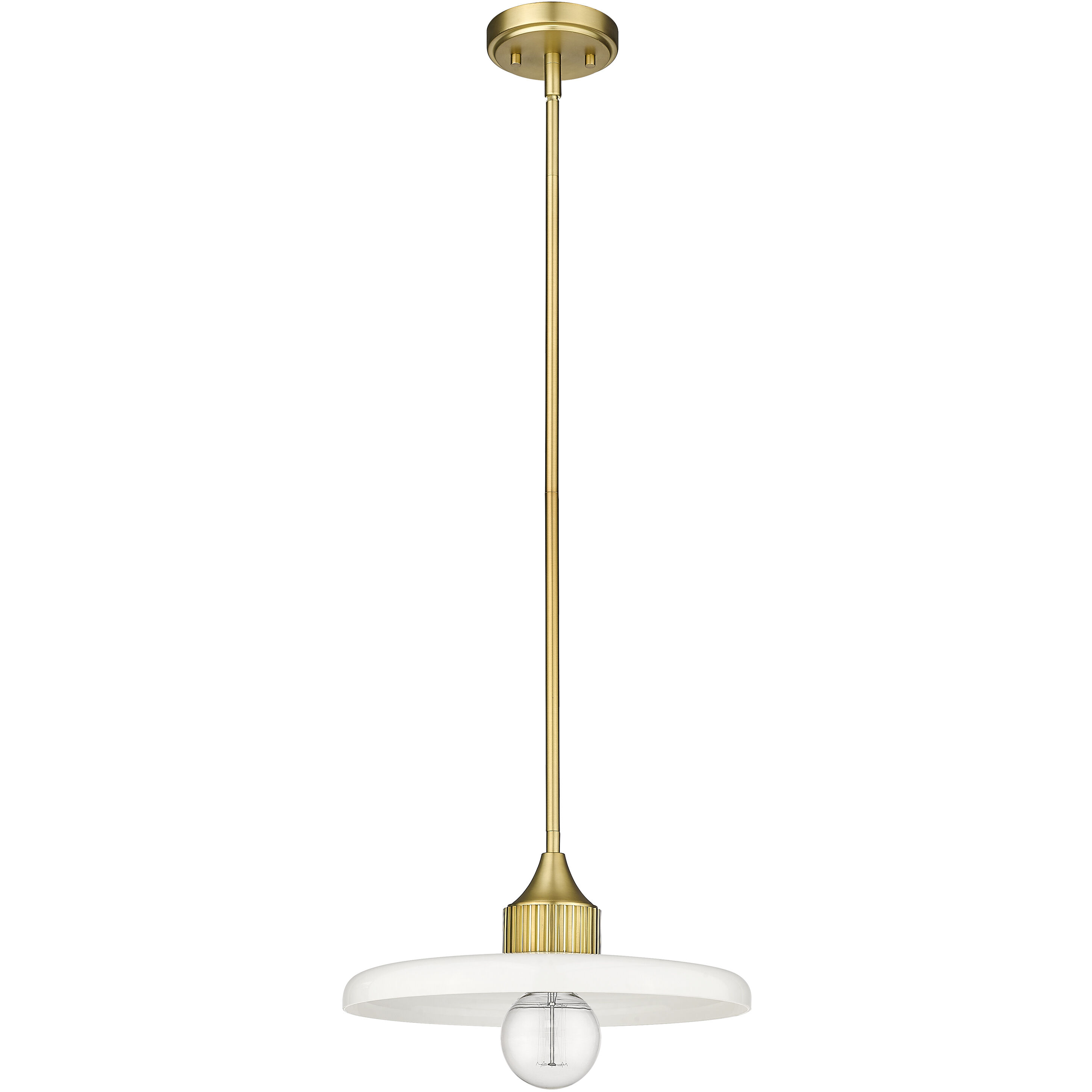 Paloma 1 Light 14 inch Olde Brass Pendant Ceiling Light in Oil Rubbed Bronze