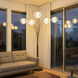 Bloom 86.6 inch 9 watt Black Nickel Arc Floor Lamp Portable Light