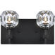 Graham 2 Light 11 inch Black Wall Sconce Wall Light