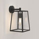 Calvi 1 Light 15.2 inch Textured Black Exterior Wall Light
