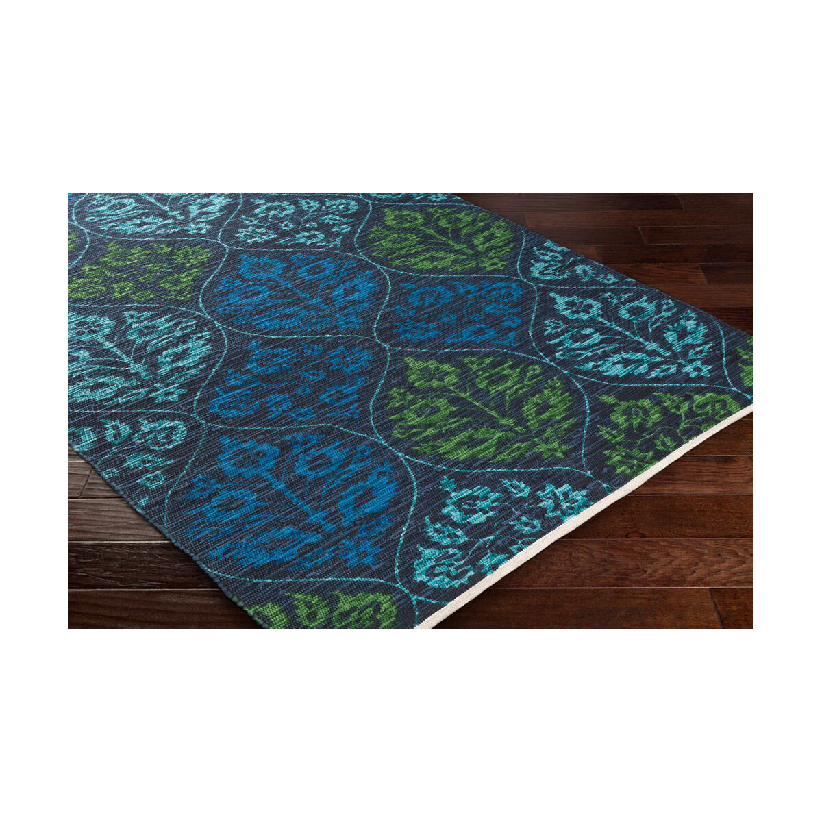 Elaine 132 X 96 inch Navy Indoor Area Rug, Rectangle