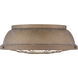 Bartlett 3 Light 16.5 inch Copper Patina Flush Mount Ceiling Light, Damp