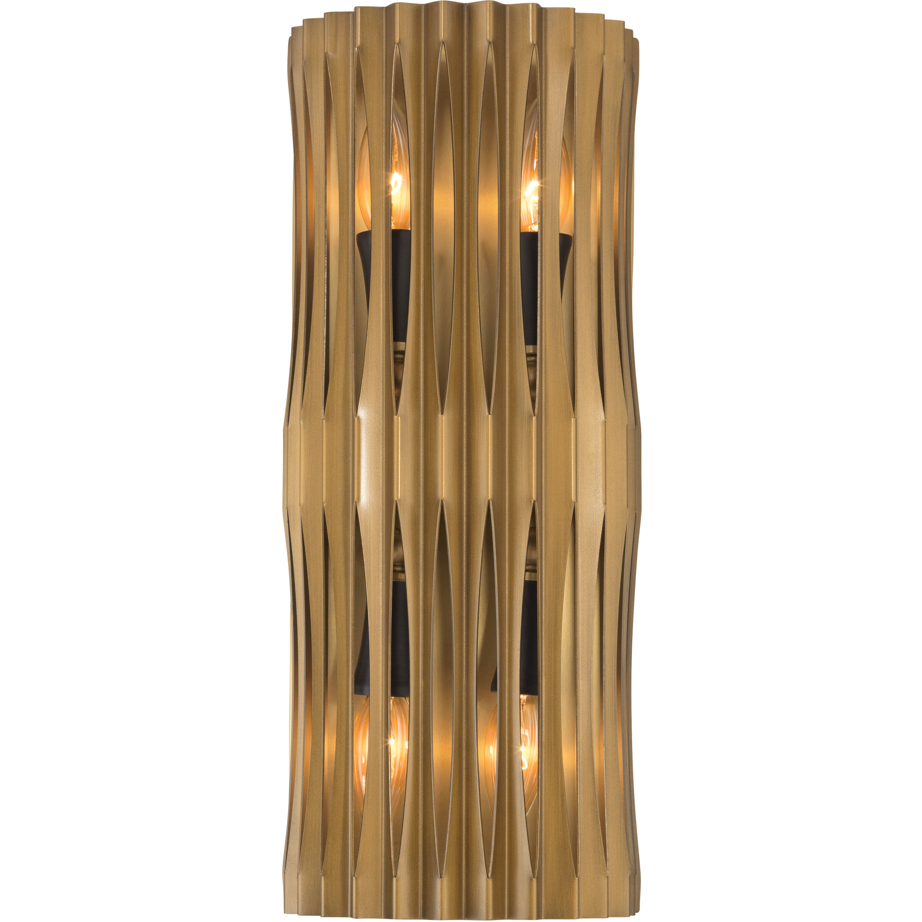 Aven 4 Light 6.75 inch Sand Coal Black and Legacy Brass ADA Wall Sconce Wall Light