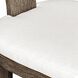 Cellini 43.5 inch Weathered Gray and Oyster White Outdoor Bar Stool