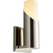 Ellipse LED 5 inch Polished Nickel Sconce Wall Light