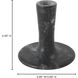 East 4 X 4 inch Candle Holder in Black, Short