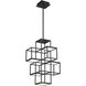 Ferro LED 15.5 inch Black Chandelier Ceiling Light