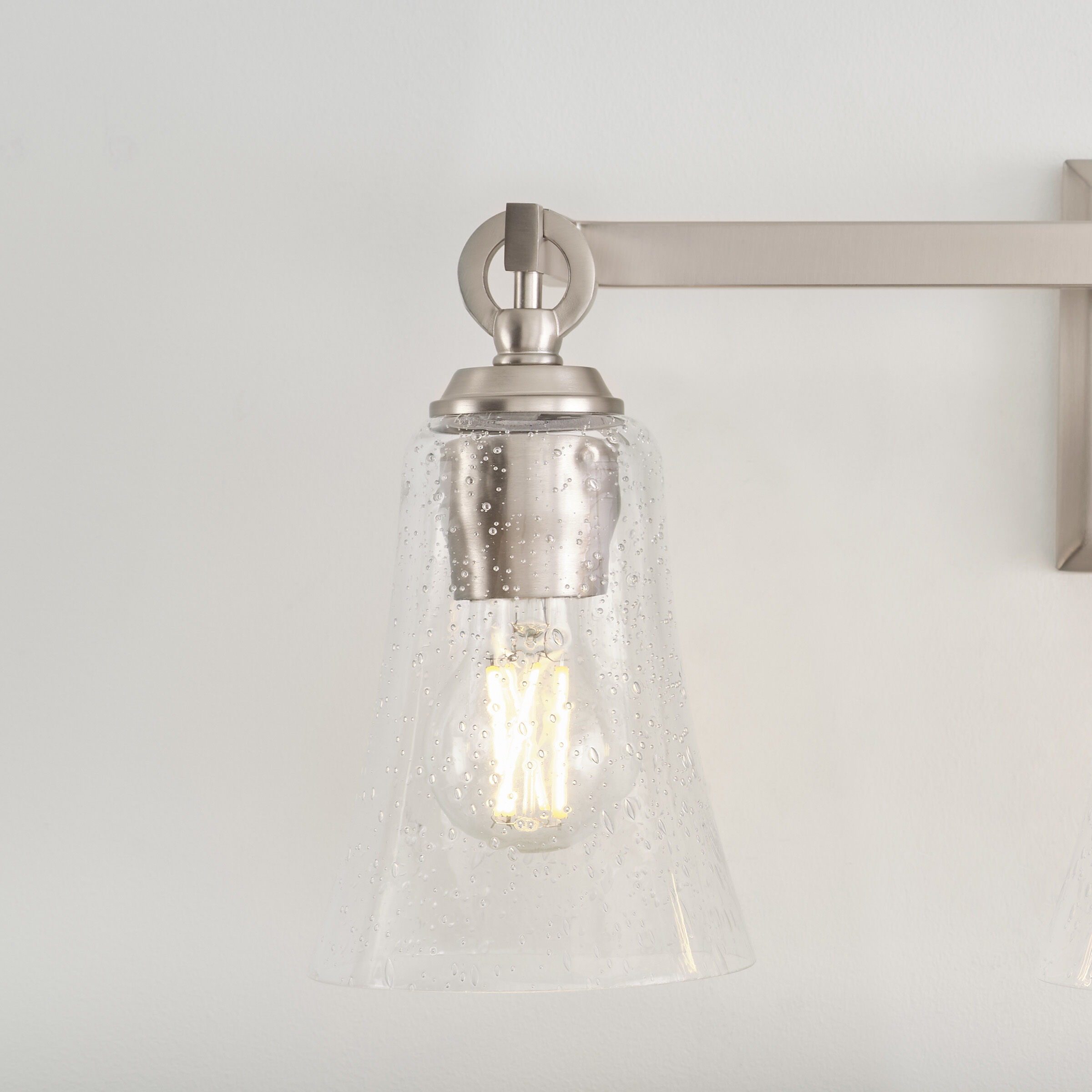 Sean Lavin Monterro 3 Light 21.75 inch Satin Nickel Vanity Light Wall Light