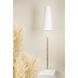Mariana 70 inch 60.00 watt Textured White Floor Lamp Portable Light