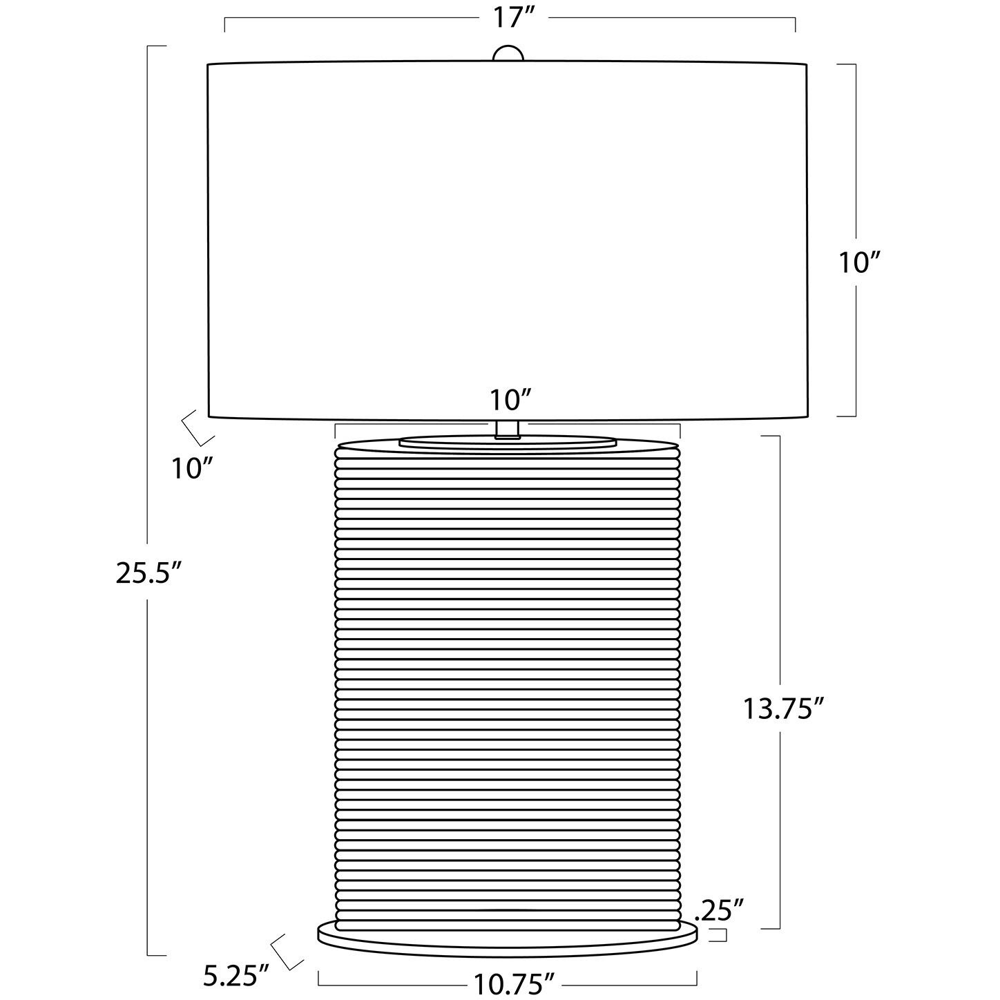 Resort 25.5 inch 150.00 watt Natural Table Lamp Portable Light