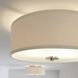 Mark 2 Light 13 inch Brushed Nickel Flush Mount Ceiling Light
