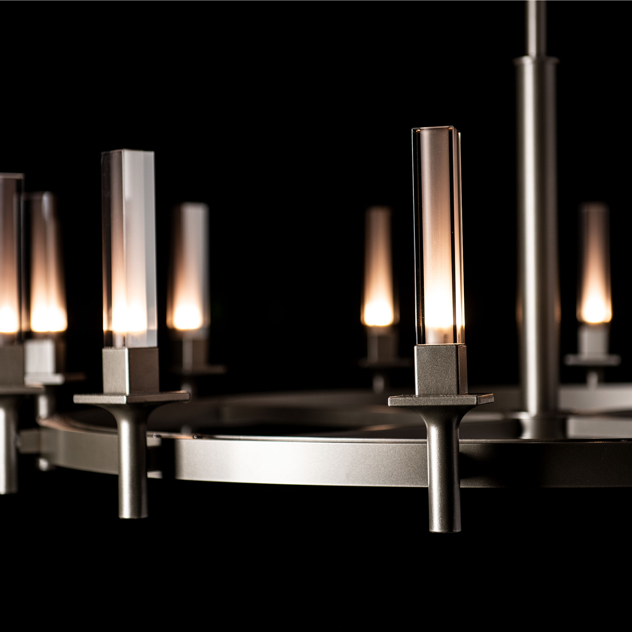 Windsor 12 Light 42.9 inch Dark Smoke Chandelier Ceiling Light in Mirrored Smoke