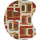 Forum 120 X 96 inch Red and Brown Area Rug, Wool