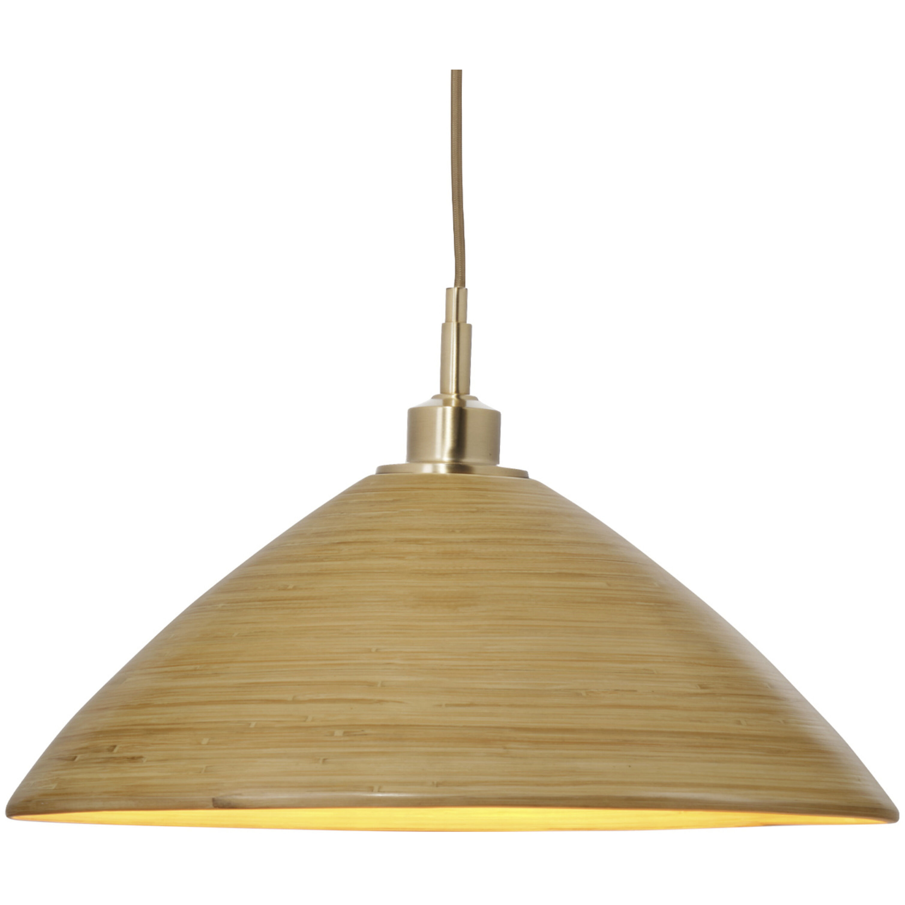 Spun 1 Light 20 inch Antique Brass Pendant Ceiling Light, Inline