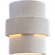 Ceramic 1 Light 9 inch White Ceramic Outdoor Pocket Lantern, Great Outdoors