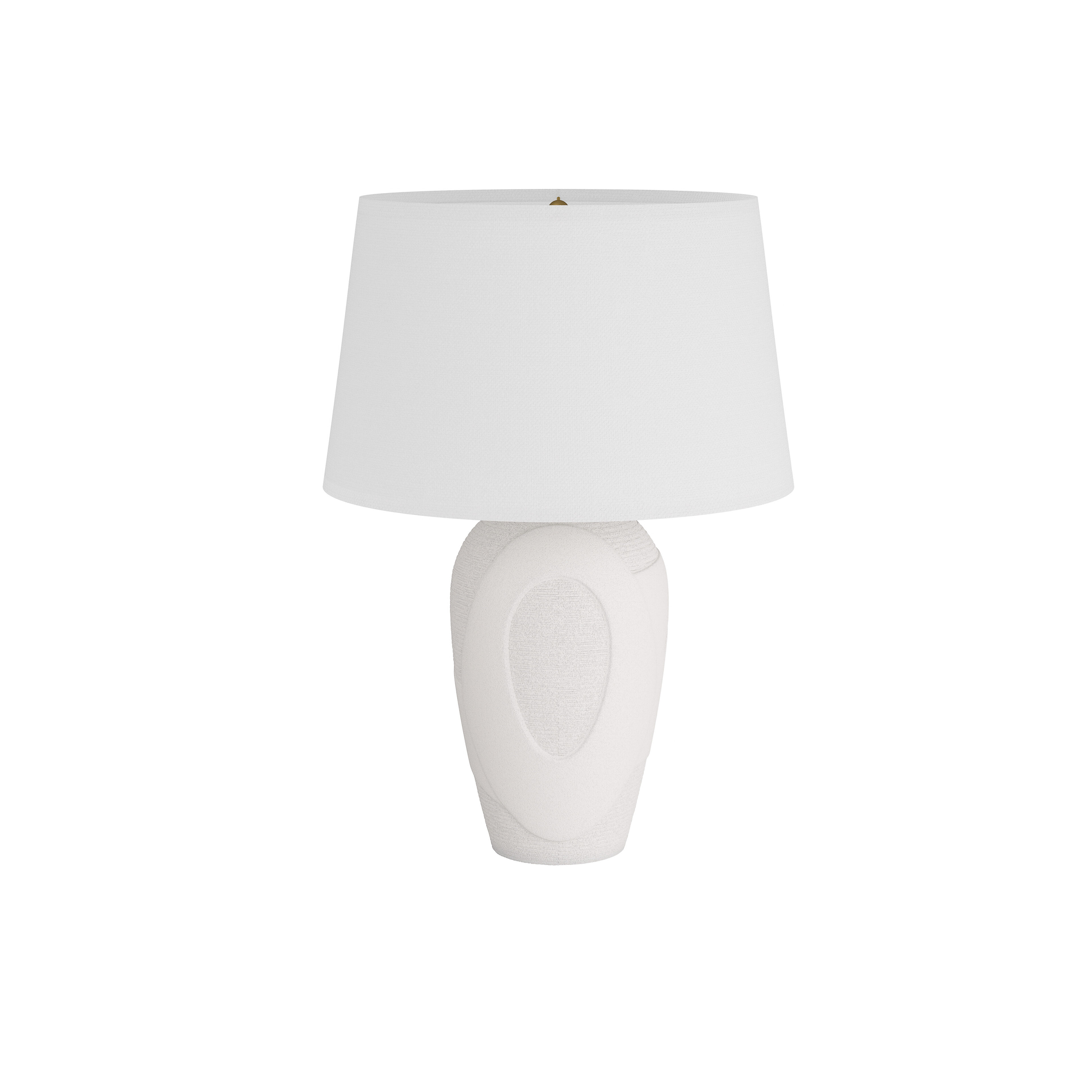 Amelia 26 inch 150 watt Matte White Lamp Portable Light