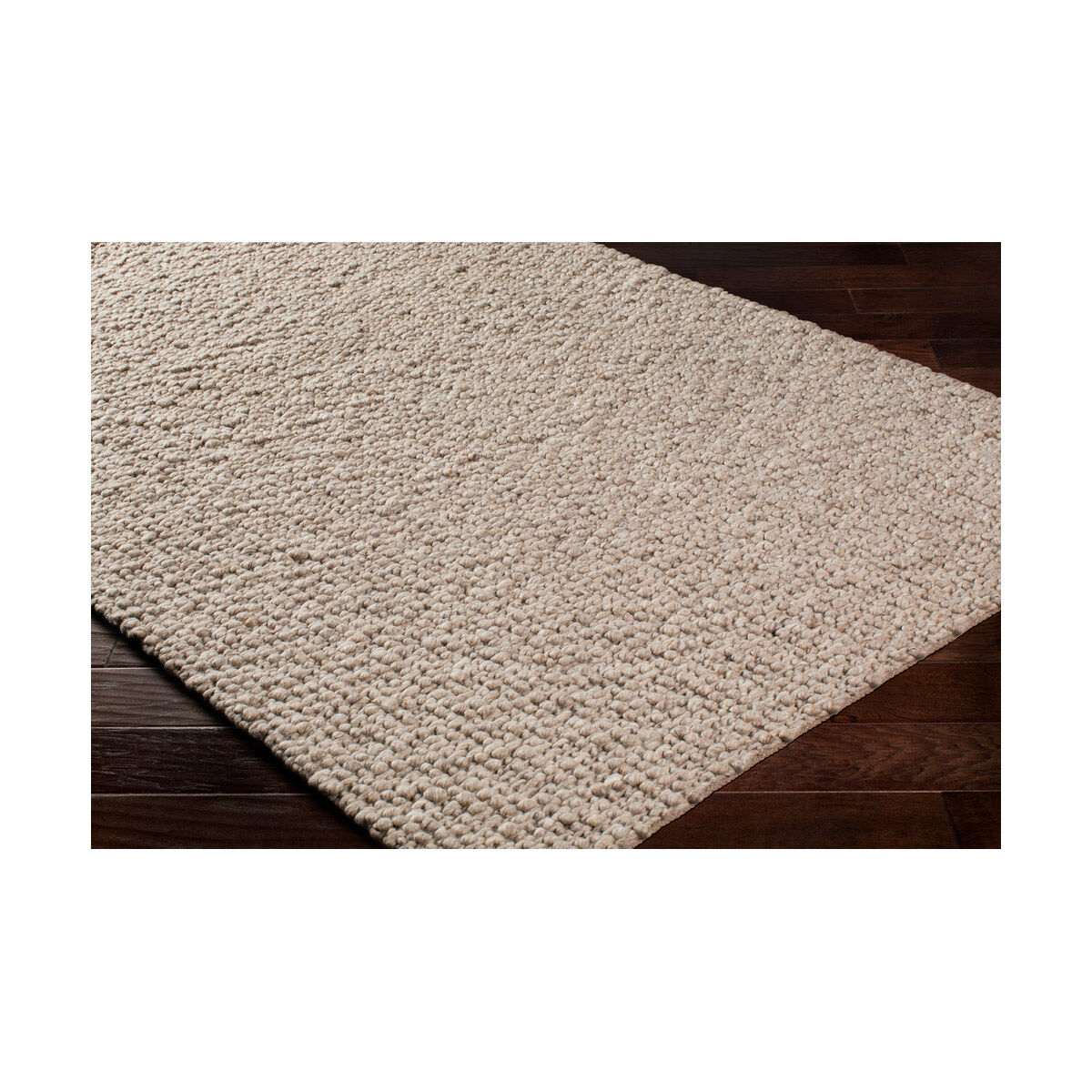 Neravan 36 X 24 inch Taupe/Cream Rugs, Rectangle