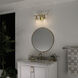 Everett 2 Light 16 inch Brushed Brass Bath Vanity Light Wall Light