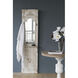 Classic 28.5 X 13.5 inch Antique White Wall Mirror