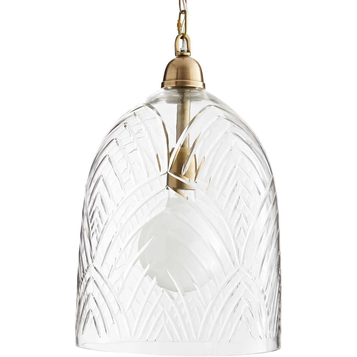 Chrissy 1 Light 11.5 inch Antique Brass Pendant Ceiling Light