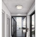 Elegance LED 15.75 inch Polished Nickel Flush Mount Ceiling Light