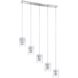 Metro 5 Light 37 inch Chrome Pendant Ceiling Light