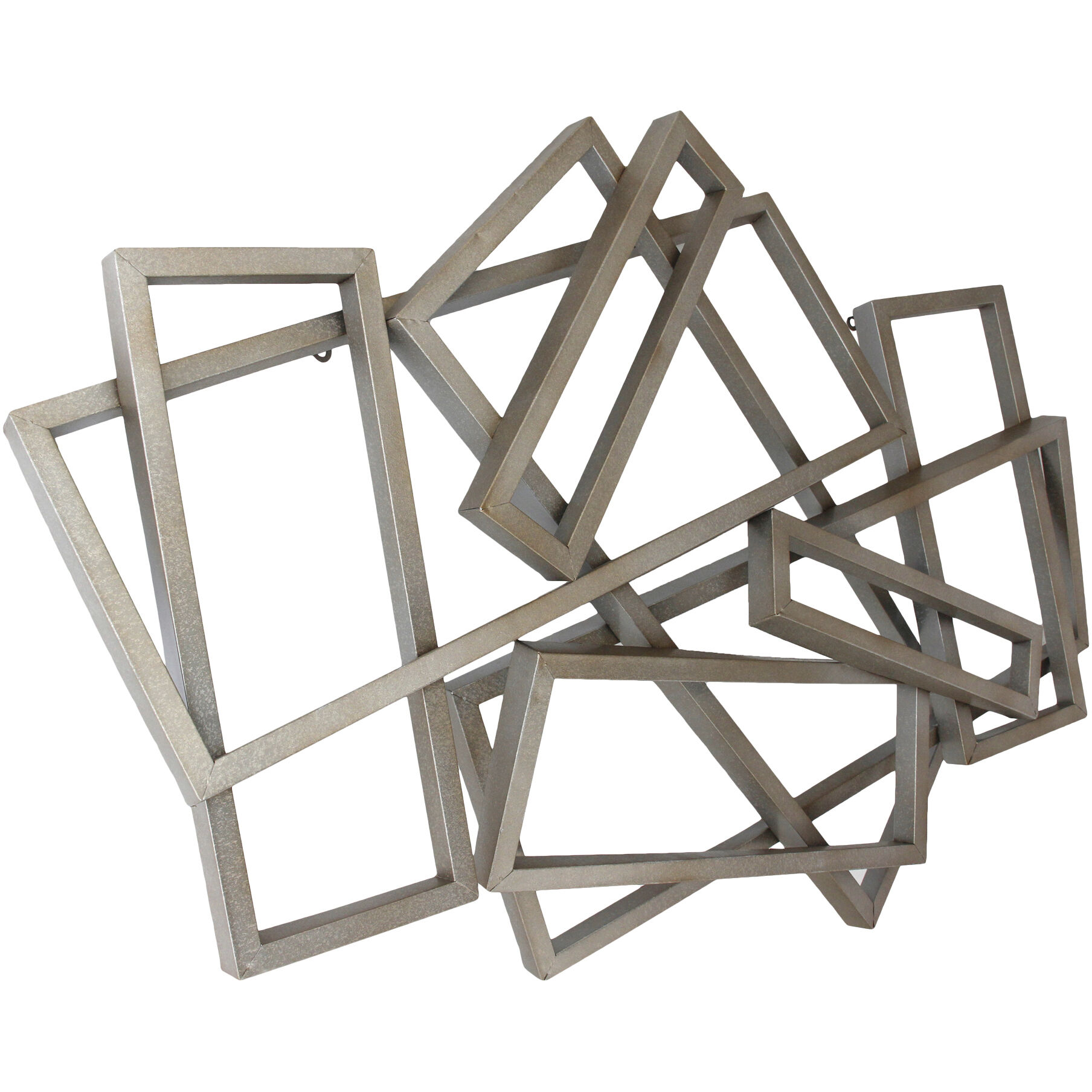 Rectangles Silver Wall Décor