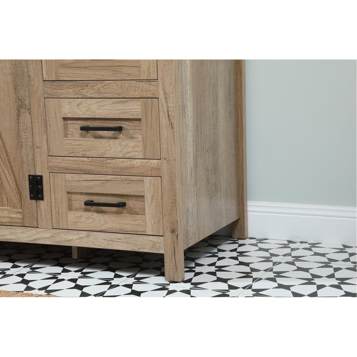 Grant 42 X 19 X 34 inch Natural Oak Vanity Sink Set