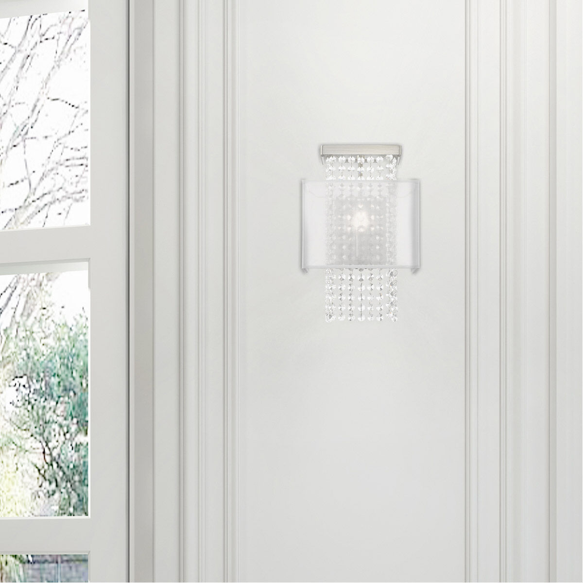 Bella Vista 1 Light 9 inch Brushed Nickel ADA ADA Wall Sconce Wall Light