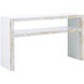Shellebrations 50 inch White/Cream Console Table