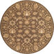 Caesar 72 inch Brown and Brown Area Rug, Wool