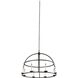 Wickenburg 8 Light 34 inch Black Iron Pendant Ceiling Light