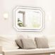 Dante 48 X 36 inch White Wall Mirror