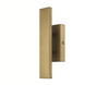 Canoga 1 Light 4.75 inch Luxe Gold Sconce Wall Light, Small