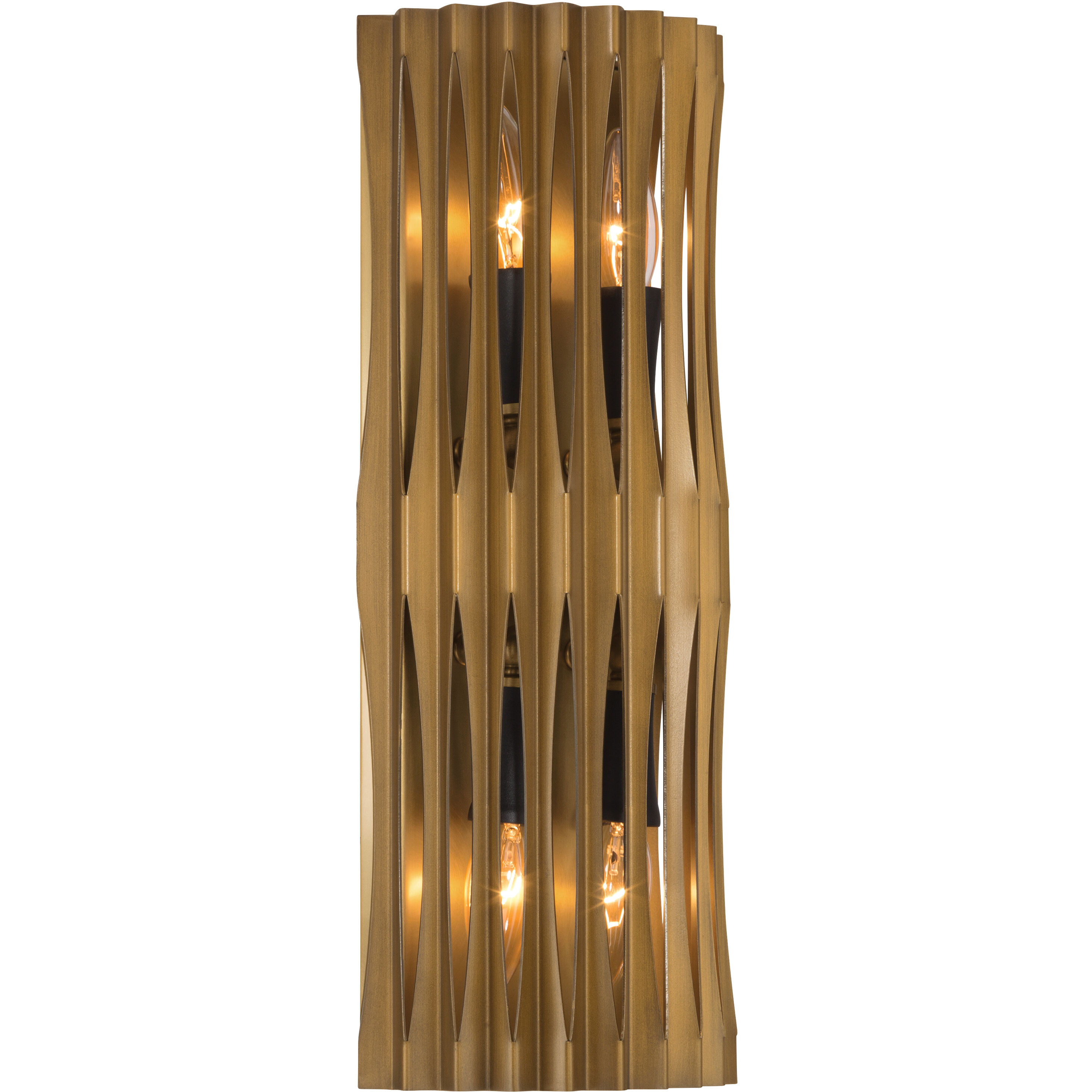 Aven 4 Light 6.75 inch Sand Coal Black and Legacy Brass ADA Wall Sconce Wall Light