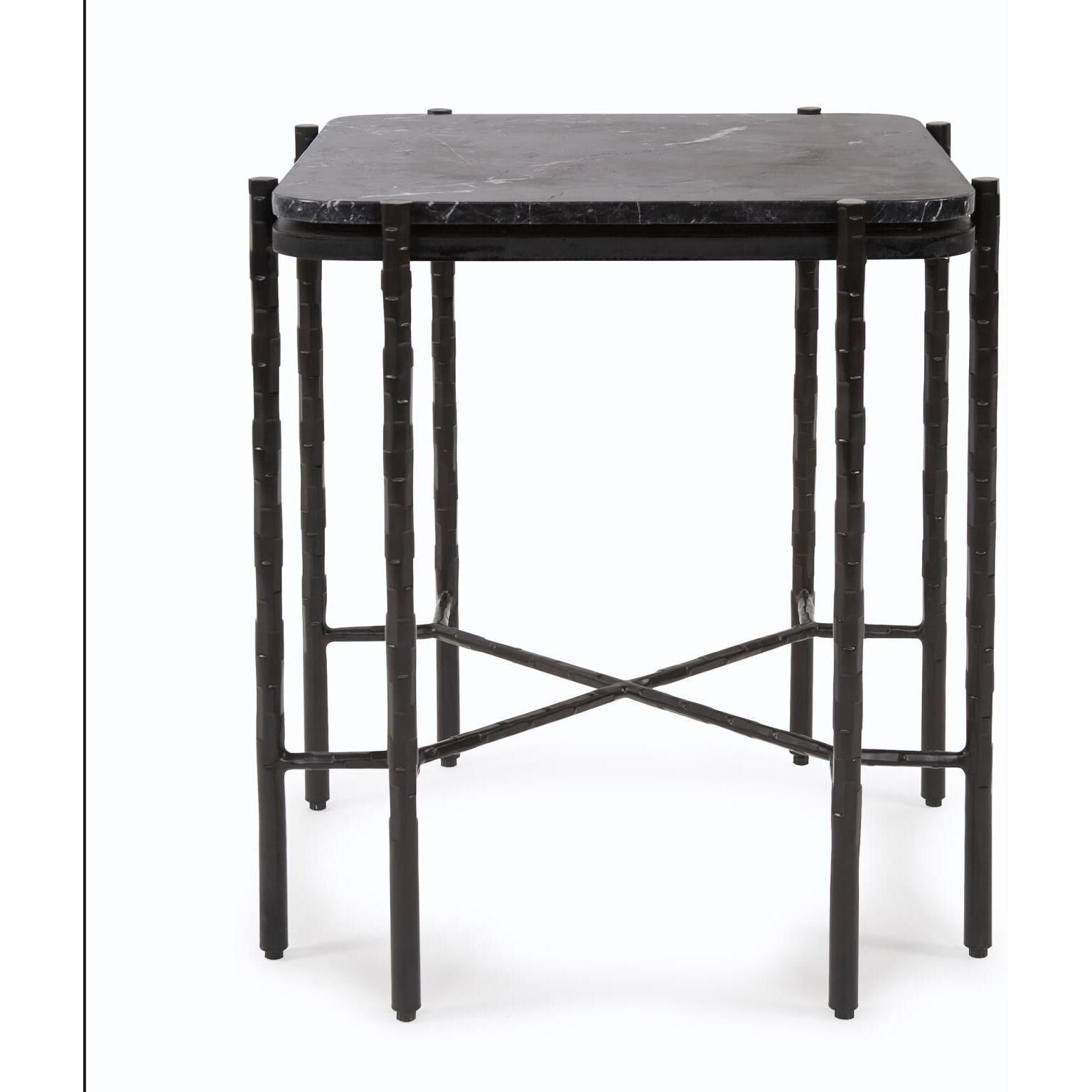 Myatt 21.5 X 19.5 inch Graphite Side Table