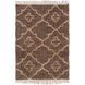 Laural 36 X 24 inch Neutral and Brown Area Rug, Jute