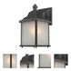 Charleston 1 Light 11 inch Winchester Outdoor Wall in White Linen